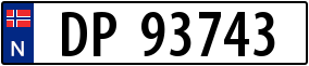 Truck License Plate